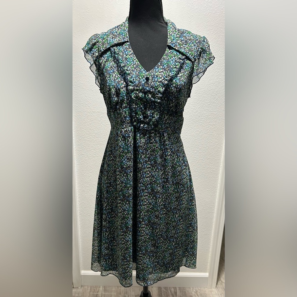 Route 66 Floral Mini Dress - 5/6 - Multi-Colored - Used